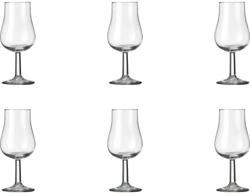 Royal Leerdam Specials Taster Glasses 4.5oz / 130ml - Set of 6 - Nosing Glass for Whisky and Spirits