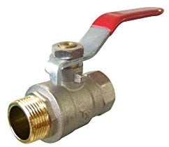 Boutté 2159640 BMF15 Vanne 1/4 tour manette mâle/femelle 15 x 21 ACS PN40