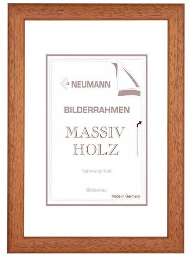 Neumann Bilderrahmen Holzwechselrahmen Atlantic 50 x 70 cm, Teak matt