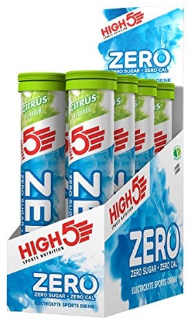 HIGH5 ZERO Electrolyte Tablet - Hydration Tablets Enhanced with Vitamin C - 0 Calories & Sugar Free - Boost Hydration, Performance & Wellness - Citrus, 160 Tablets (20x, Pack of 8)