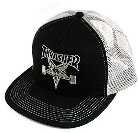 Thrasher Skategoat black/silver Trucker Cap