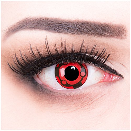 Meralens Madara Kontaktlinsen mit Pflegemittel mit Behälter ohne Stärke, 1er Pack (1 x 2 Stück)