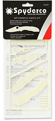 Spyderco SCPLKIT1 Couteau de Poche Mixte Adulte, Multicolore, Taille Unique