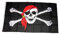 Fahne / Flagge Pirat mit Kopftuch 90 x 150 cm Flaggen