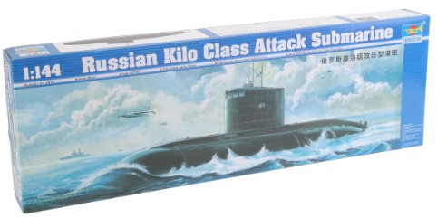 Trumpeter 05903 Modellbausatz Russisches U-Boot Kilo-Klasse, Navy Blue, Marineblau