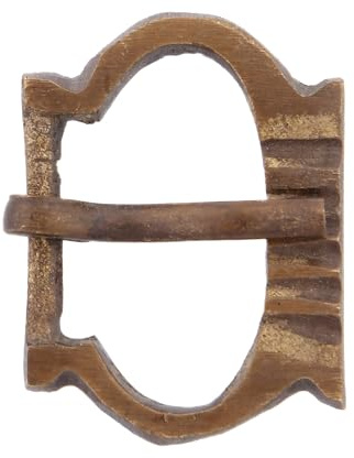 Battle-Merchant Hochmittelalter DIY Schnalle aus Messing, ca. 20 mm, Nr.7