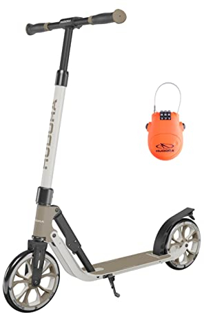 HUDORA BigWheel® 205 Advanced, Ivory inklusive Kabelschloss