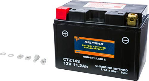 WPS CTZ14S Batterie de moto AGM scellée sans entretien