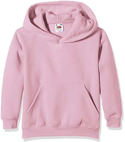 Fruit Of The Loom SS106B Cappuccio Bambino, Rosa (Light Pink), 9-11 anni (Taglia Produttore: 32)