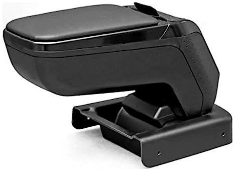 ARMSTER 2 Apoyabrazos Específico Negro para Renault Twingo III (2014-), con compartimento de Almacenaje y Abatible