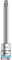 Wera 05003856001 8767 C HF TORX Embouts à douille TORX HF Zyklop à emmanchement 1/2 avec fonction de retenue, TX 50 x 140 mm, Argent/cyan