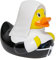 Lilalu 2028 Badeente Nonne Gummiente, Schwarz/Weiß