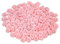 Rosen 15 mm x 20 Stück Satinrosen Aufnäher Deko Blumen Röschen zum Basteln Haarschmuck kleine Rosenköpfe Farbe: zartrosa 123