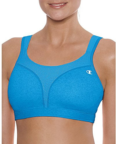 Champion Damen Spot Comfort Full Support Sports Bra, Schwarz, 85C