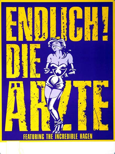Premium Poster/Plakat | DIN A1 | Live Konzert Veranstaltung » Die Ärzte - Endlich, 1992 «