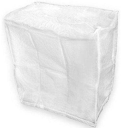 Timtina Schutzhülle Grill eckig 80 x 45 x 80 cm Abdeckung (Weiß)