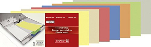 Trennstreifen Brunnen farbig sortiert (100 Stück / 10,5 x 24 cm - quer)