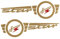 Klebefolie Simson Star - SR4-2 - SET rechts und links
