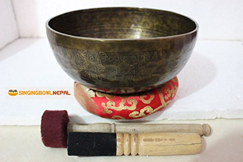 Klangschale aus Nepal, 25,4 cm