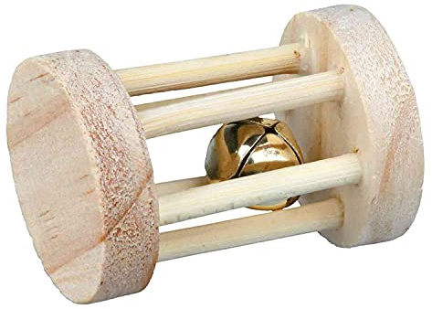 Trixie 6183 Spielrolle, Kleintiere, Holz, ø 3,5 × 5 cm