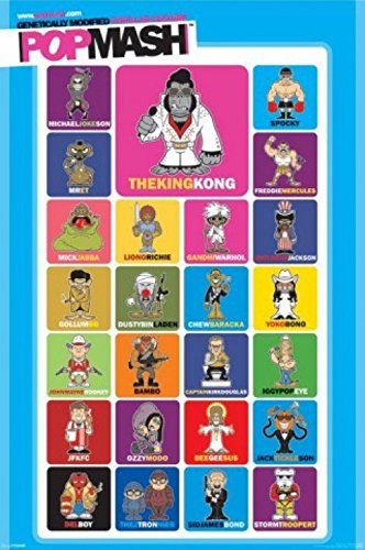 1art1 Popmash Poster Charactere, The King Kong Plakat | Bild 91x61 cm