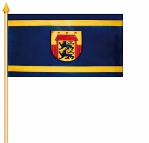 Stockfahne Stadt Husum Fahne Flagge Grösse 30x40cm - FRIP –Versand®