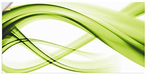 ARTland Wanddeko Wandtattoo selbstklebende Vinylfolie 150x75 cm Abstrakte Kunst Welle Rauch Abstrakt Modern S8WH