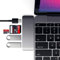 SATECHI USB-C Hub Adapter 5-in-1, Type-C Dongle mit 2 USB-A Datenports, Micro/SD-Kartenleser für MacBook Pro, Air M1, M2, M3 und viel Mehr (Space Grau)
