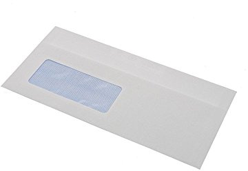 5 Star Value Envelope Press Seal Window Wallet DL White [Pack 1000]
