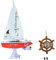 JAMARA 040250 Atlantique Segelboot 2 Kanal 27MHz – 2 Antriebsmotoren