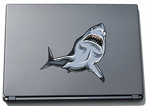 pinkelephant Laptopaufkleber Laptopskin Misc1-Sharks2 - Wilder Hai - 150 x 167 mm Aufkleber