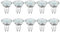 Lepro GU10 LED Bulbs, Cool White 5000K, 50W Halogen Spotlight Equivalent, 4W 325lm Energy Saving GU10 LED Light Bulbs, 100° Wide Beam, Non-dimmable, Pack of 10