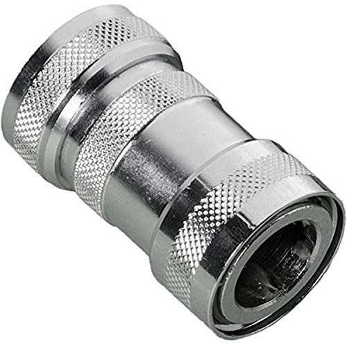 Vikan Edelstahl Reinigungsbürste Quick Connect Kupplung mit Shut Off Ventil, 0703, 1