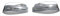 Spiegelkappen Spiegelabdeckung Leiste Kompatibel mit Vito W639 2010-2014 | 2 tlg Auto Rückspiegel Spiegelblenden Abdeckung aus Chrom ABS