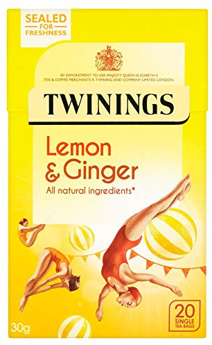 Twinings Infusions Lemon & Ginger - 20 - Pack of 4