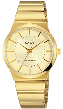 Lorus Watches Damen-Armbanduhr Fashion Analog Quarz Edelstahl beschichtet RRS92VX9