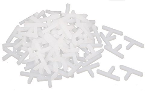 sourcing map 100Stk Wand Stock keramisch Fliese Plastik T Typ Abstandhalter Fliese 3mm DE de