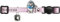 HUNTER MODERN ART LUXUS Katzenhalsband, Kunstleder, Strasssteine, Sicherheitsverschluss, rosa