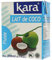 KARA - Lait de Coco Fluide - Goût Intense et Naturel - Idéal pour Recettes Sucrées et Salées - 100% Noix de Coco d'Indonésie - 200 ml