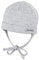 Sterntaler OCS Beanie melange - weiche Beanie Mütze aus Melange Singlejersey (Bio) - Unisex Kopfbedeckung mit Ohrenklappen - Baby und Kinder Übergangsmütze zum Binden - ab Geburt - silber, Größe 35