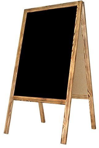 Pavement Board Wooden Blackboard A Board Value Sign Display Chalk Code Burn