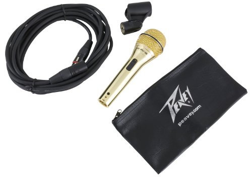 Peavey Pvi 2 Microphone with XLR to XLR Cable - Gold