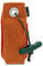 Romneys Suchen Dummy - Der Mini-Dummy für kleine Hunde 100g - Der Pocketdummy ist schwimmfähig und mit Wurfgriff (orange)