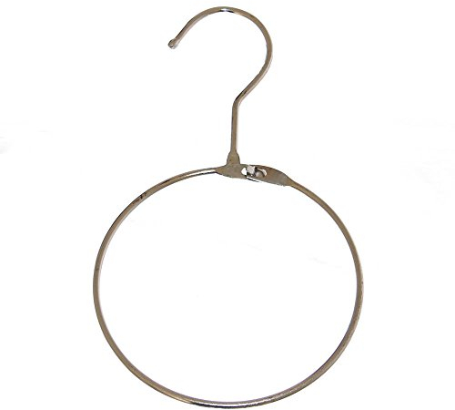 2X Marktring Halter Gürtelring Kleiderbügel Accessoires-Bügel Präsentation Aufhänger Markt Laden Zubehör Neu Old-Harvest