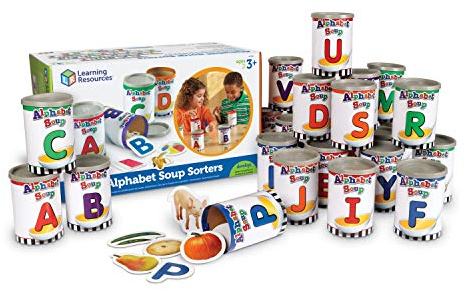 Learning Resources Sortierspiel „Buchstabensuppe“