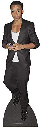 Star Cutouts CS450 Aston Merrygold JLS Lifesize Cardboard Cutout – Music Fan Display, Party Decoration & Collector Gift