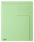 Exacompta 441013E 100er Pack Aktendeckel Forever mit Beschriftungsfeld aus Recycling Karton 280g für DIN A4 hellgrün Sammelmappe Dokumentenmappe ideal für Büro und Schule