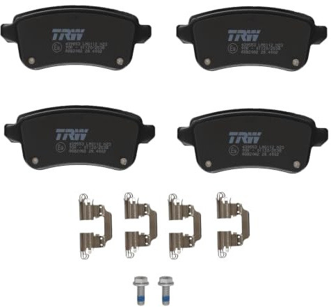 TRW GDB2082 Brake Pad Set of 4 Compatible for Renault Clio V (B7_) 2019 - Rear Axle and Other Vehicles
