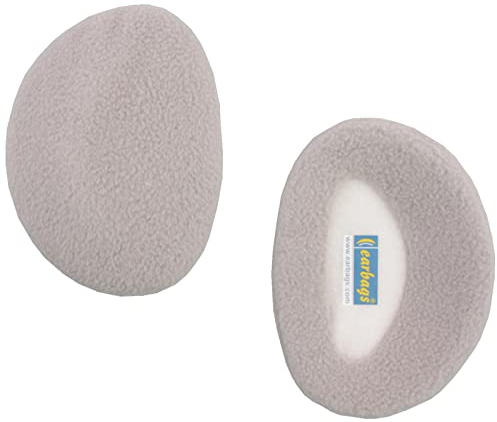 Earbags Ohrenwärmer Standard, hellgrau, M, Fleece
