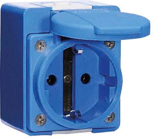 Bals Elektrotechnik 724 Type F Blue Socket-Outlet – Socket-outlets (16 A, 54 mm, 66 mm, 105 g)